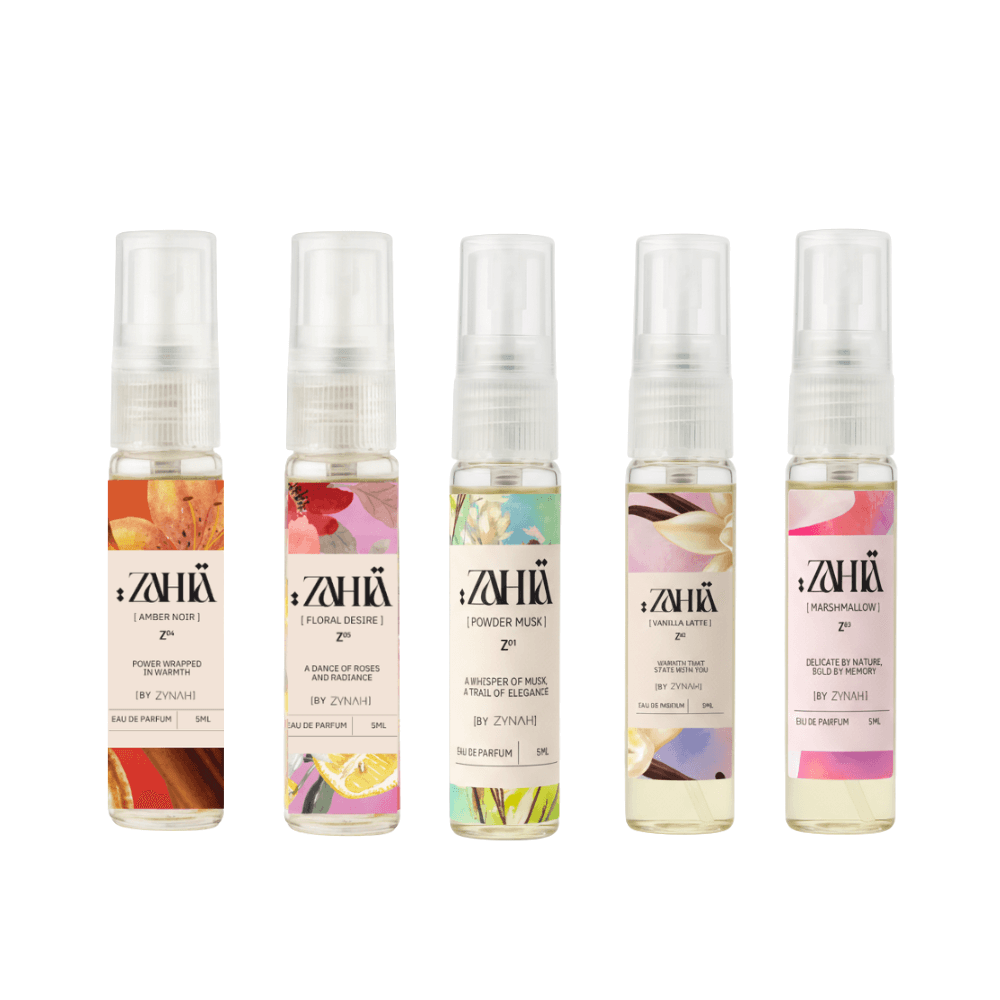 Zahia Essentials: 5 Mini Scents