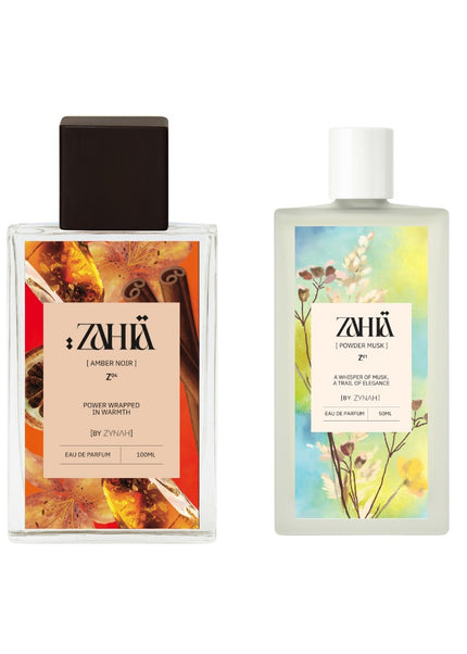 Zahia Amber Noir & Powder Musk Perfumes 50ml