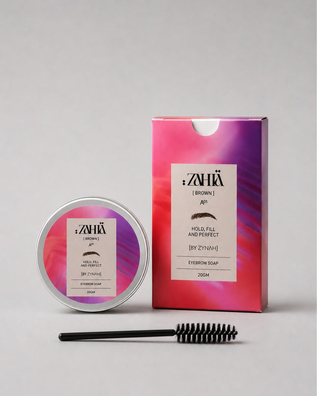 Zahia Brown Brow Soap (Define, Hold & Fill) on ZYNAH