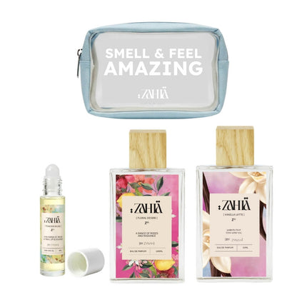 Zahia Perfumes: The Signature Layering Collection (Vanilla, Floral, MuskL