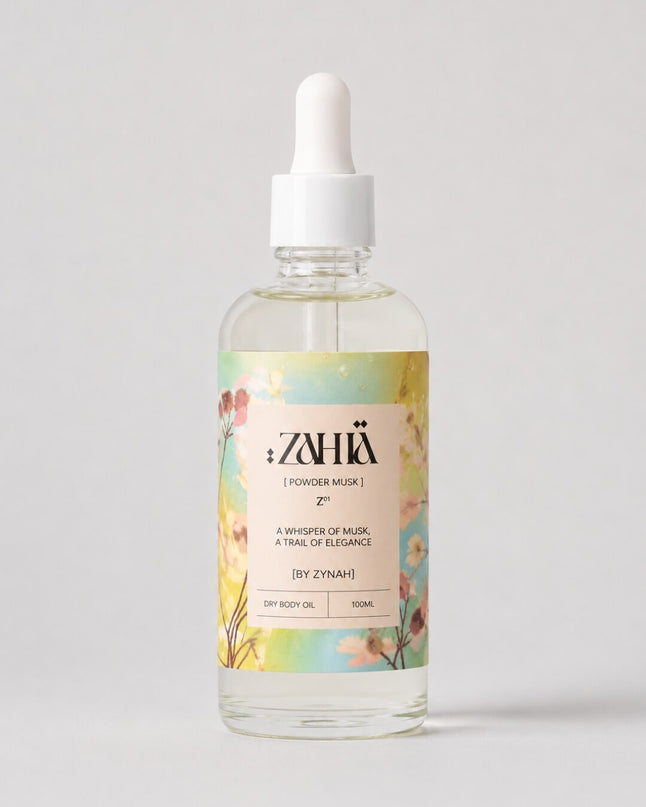 Shop Zahia's Dry Oil Powder Musk edition 100ml