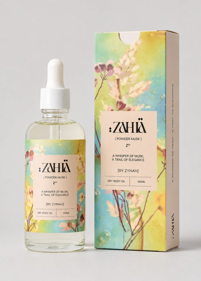 Shop Zahia's Dry Oil Powder Musk edition 100ml