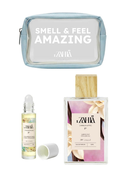 Vanilla Latte + Powder Musk Duo Set Zahia Perfumes