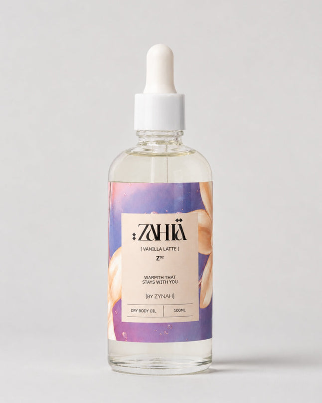 Shop Dry Oil Vanilla Latte Edition 100ml by Zahia