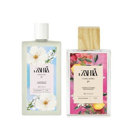 Zahia White Musk & Floral Desire Perfumes