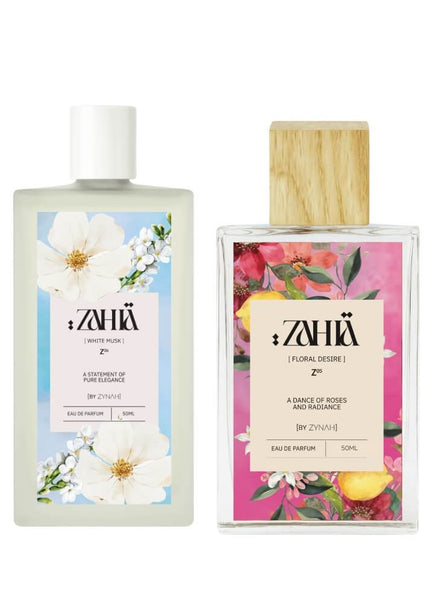 Zahia White Musk & Floral Desire Perfumes