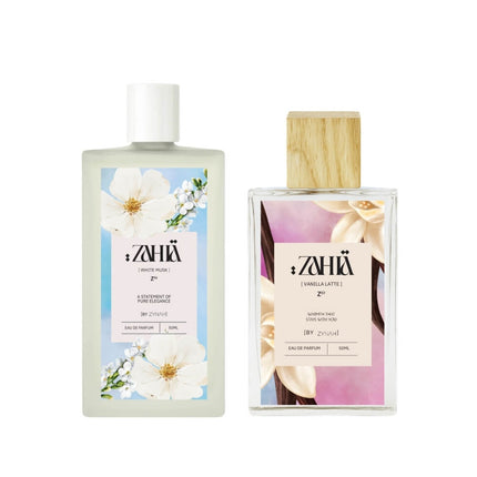 Zahia perfumes White Musk + Vanilla Latte Perfumes 50ML
