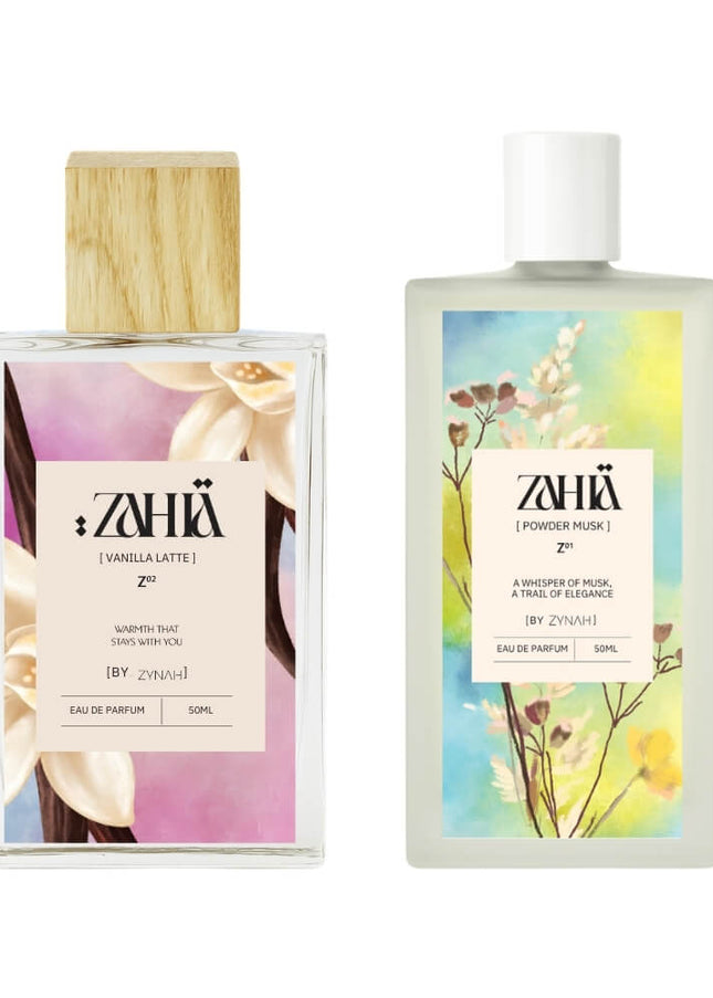 Powder Musk + Vanilla Latte Perfumes 50ml Zahia