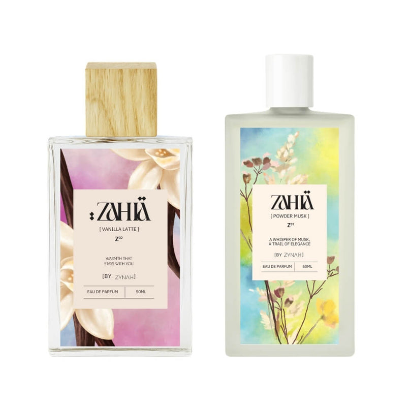 Powder Musk + Vanilla Latte Perfumes 50ml Zahia