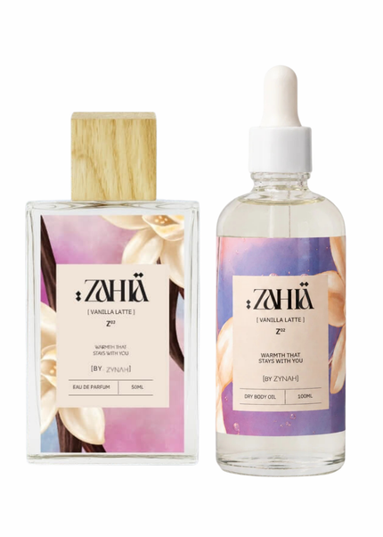 Vanilla Latte Dream Duo ( Perfume 50ML + Dry Oil 100ML ) on ZAHIA
