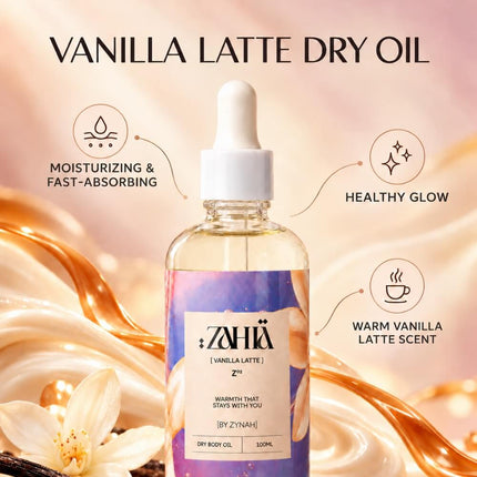Zahia Powder Musk Perfume + Dry Body Oil Vanilla Latte